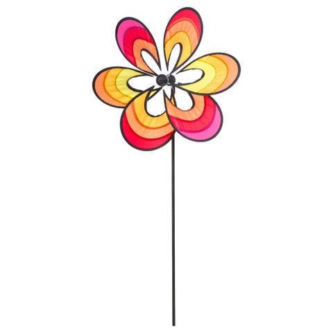 Windrad Flower Illusion ø 35 cm, Länge 82 cm, wetterfest u. lichtbeständig