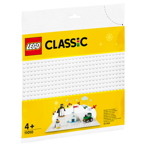11010 Weisse Bauplatte Lego Classic, 1 Teil, ab 4 Jahren