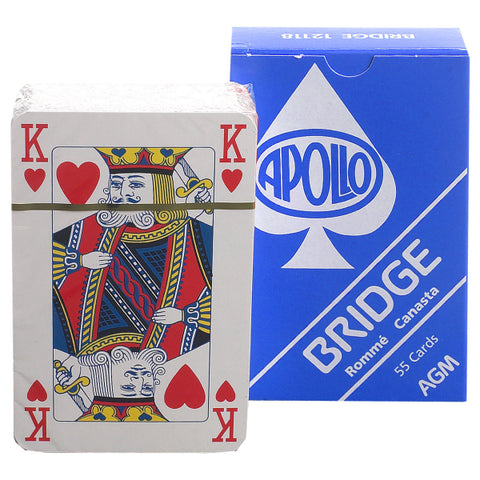 Bridge Apollo, blau im Kartonetui, Kartengrösse 57x89 mm