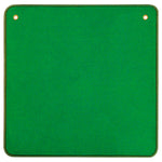 Jassteppich uni, grün 60x60 cm, mit Ösen, in Runddose