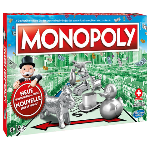 Monopoly CH-Edition, d/f/i ab 8 Jahren, 2-6 Spieler, Schweizerausführung